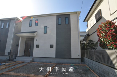 【外観】 | 海老名市門沢橋6丁目 新築戸建て 全2棟【仲介手数料無料】 | ※令和8年3月下旬に撮影