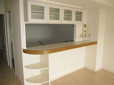 【キッチン】 | シティコートフドウ中山 | キッチン対面カウンター ※前回募集時2018.12撮影