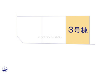 【区画図】 | 名古屋市守山区鳥神町209【仲介手数料無料】新築一戸建て　3号棟