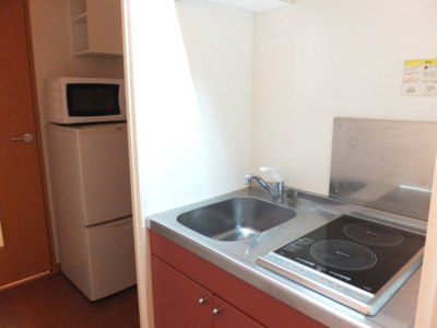 【キッチン】 | レオパレス本行徳 | 2口コンロ付