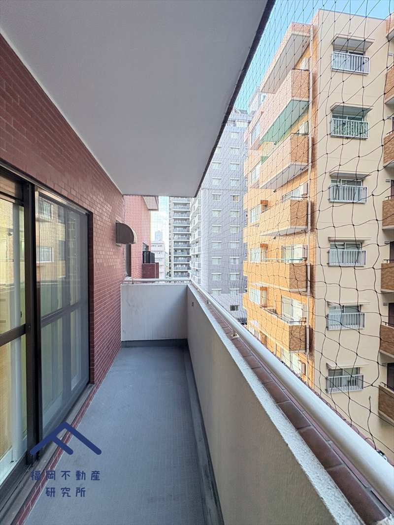 ライオンズマンション西公園のバルコニー