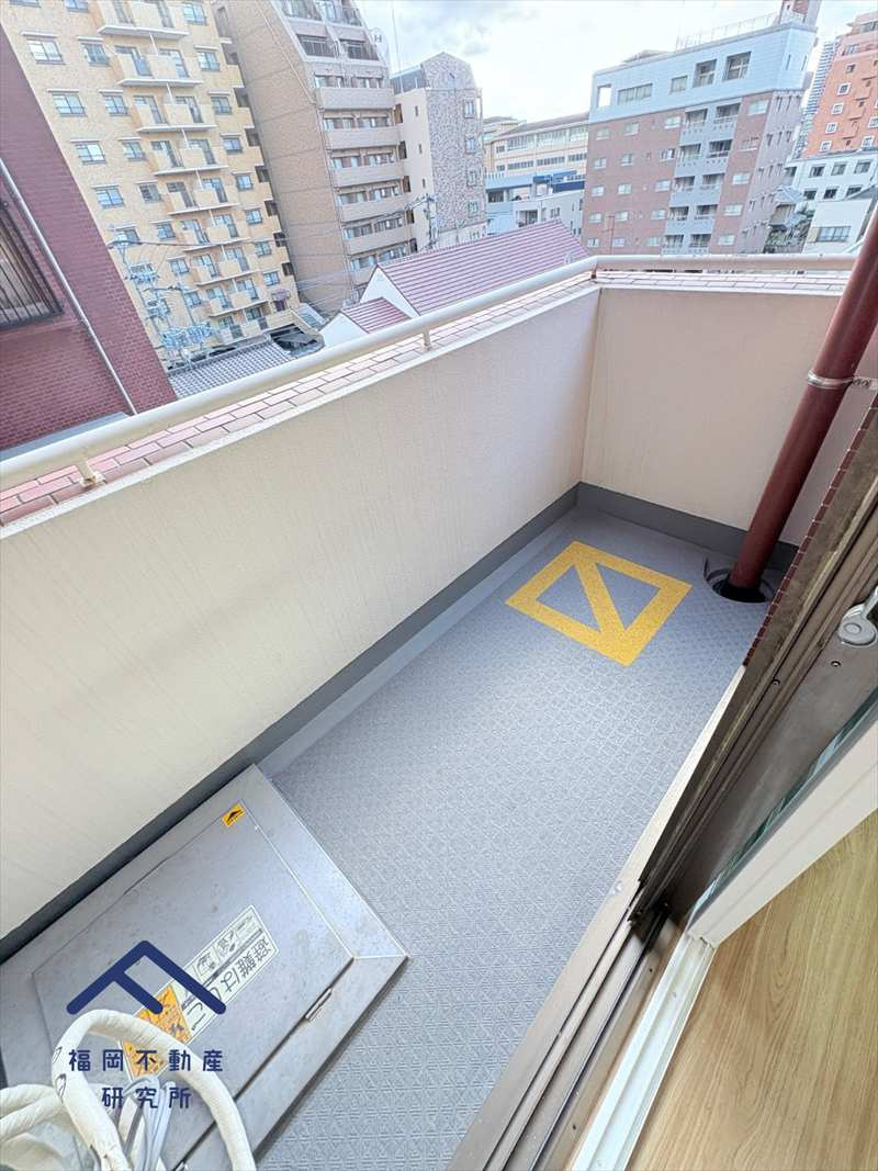 ライオンズマンション西公園のバルコニー