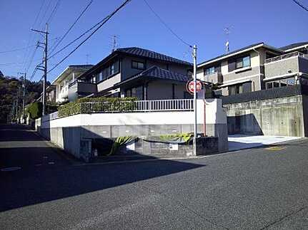 廿日市市阿品台5丁目の前面道路含む現地写真
