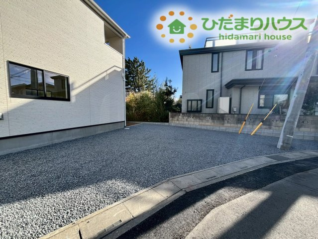 熊谷市原島　第1　新築一戸建て　クレイドルガーデン　01の庭|お庭スペースがあるので友人や親せきが集まってＢＢＱをしたり、ペットと遊んだり。
一戸建てならではの楽しさが広がります( *´艸｀)