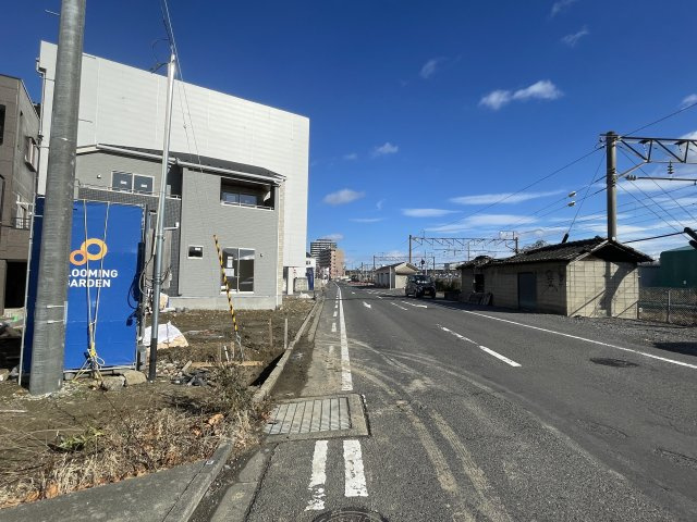 新築戸建・新築建売　郡山市本町二丁目　橘小・第三中の前面道路含む現地写真