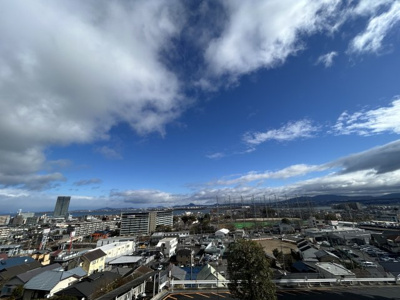 【展望】 | ネオコーポ大津湖城が丘C棟 | 爽やかな風と暖かく柔らかな日差しが差し込み、毎日の暮らしを豊かに彩ります。