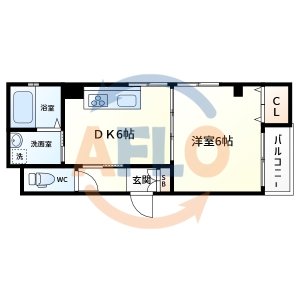 COMFYTENNOJIの間取り|COMFY　TENNOJI（コンフィーテンノウジ）　間取り