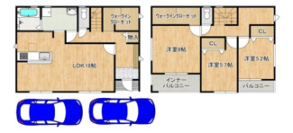 【間取り】 | 平尾　新築分譲住宅　全４区画