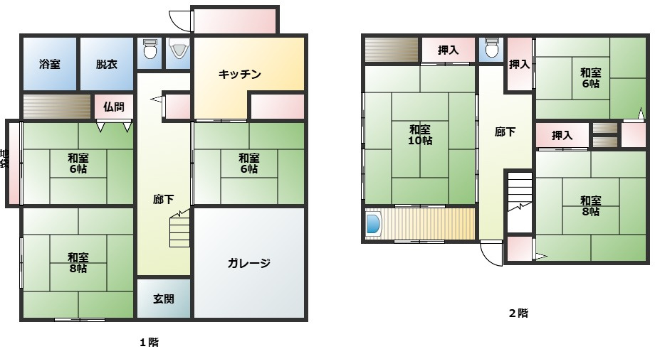 見附市双葉町　中古戸建【商談中】の間取り