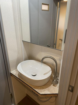 【洗面所】 | 美野島シャトー | コンパクトで使いやすい洗面所