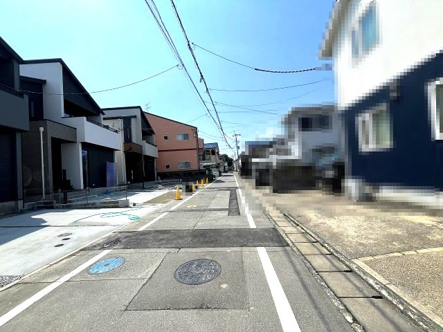 【その他】 | 春日市須玖南7丁目1期　3号棟（全3棟）【仲介手数料無料・0円】 | 現地写真。前面道路です。