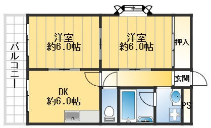 メゾンカルムの間取り