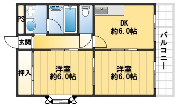 メゾンカルムの間取り