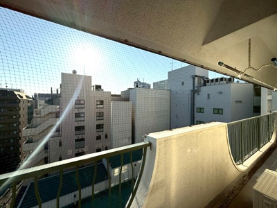 【展望】 | 東カン横浜パークサイド | バルコニーからの眺望です♪最上階のお部屋なので、バルコニーからの眺めも良好です！