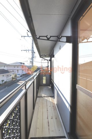 カサグランデⅡのバルコニー|※同タイプのお部屋になります。