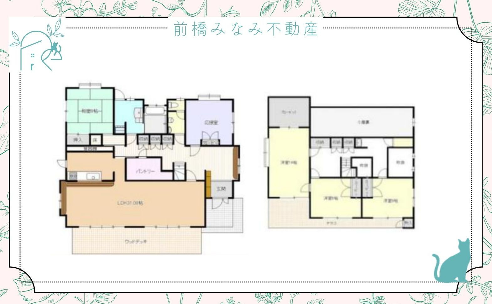 【中古】前橋市下沖町　５LDK＋S
