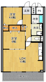 コボリマンション北口の間取り
