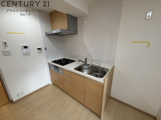 3口ガスコンロ付で機能的なキッチンです！