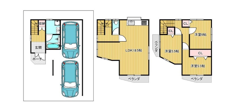 緑町　中古一戸建ての間取り|間取り図はいかがですか？ご希望を叶える間取りですか？リビングの広さは？水回りの位置は？カウンターキッチン？など色々な情報が集約されています。弊社ではリフォームなどのご相談も承っております。