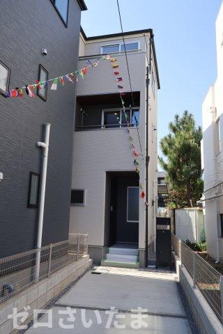 《仲介手数料無料》浦和区領家５丁目10-15新築一戸建てリーブルガーデンの外観|撮影日 2026年5月2日 13:00 晴れ