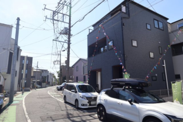 《仲介手数料無料》浦和区領家５丁目10-15新築一戸建てリーブルガーデンの外観|撮影日 2026年5月2日 13:00 晴れ