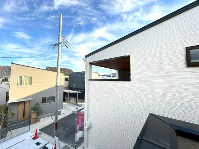 広々リビングの３ＬＤＫ◆南向きバルコニー◆駐車スペース２台分有り◆宇治市五ヶ庄上村の展望|バルコニーからの眺望
