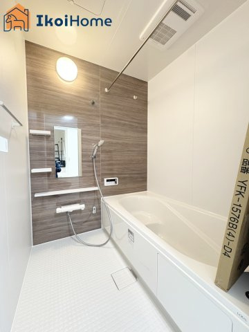 明石市藤江　新築戸建の浴室|【ホームページに現地動画掲載中】●年中無休：当日予約可●ゆったりご入浴いただける約1坪タイプの浴室