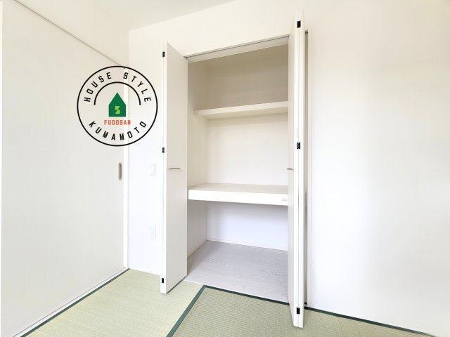 熊本市北区梶尾町第7-1棟（11号棟）　の内観：施工例|収納には困りません。