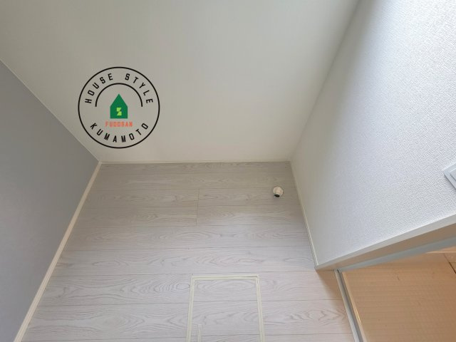 熊本市北区梶尾町第7-1棟（11号棟）　の内観：施工例|ランドリースペースとなります。広々して有効的にご使用できます。 