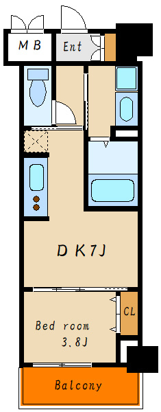 ブランシエスタ明石の間取り