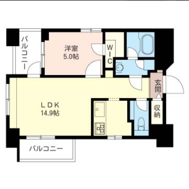 エスティメゾン恵比寿Ⅱ　角部屋　南向き　ペット相談