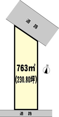 【区画図】 | 上大島1861-1貸地