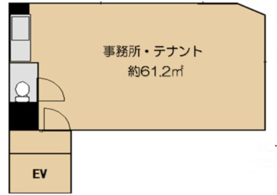 ジーク鴫野駅前ビルの間取り