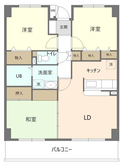 【間取り】 | サンコリエS