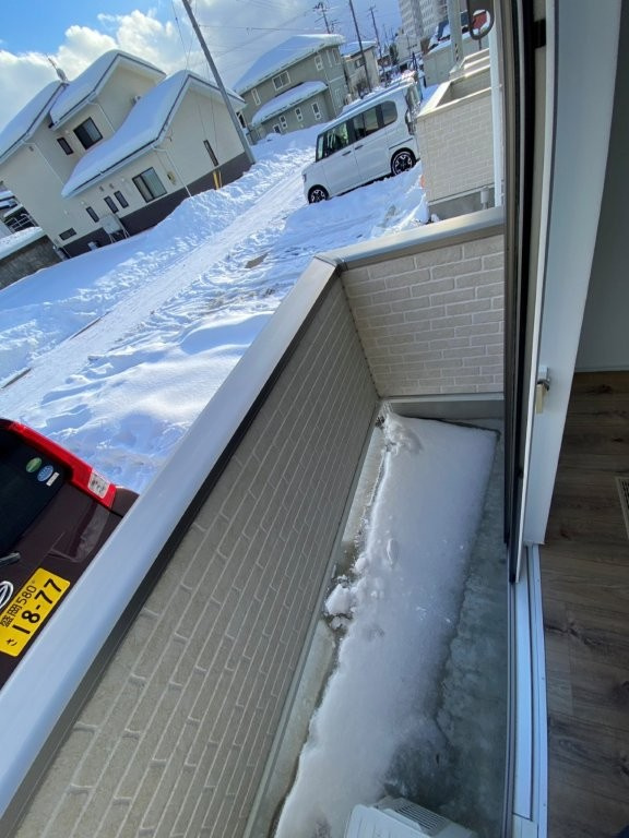 ポライトリーＣのバルコニー