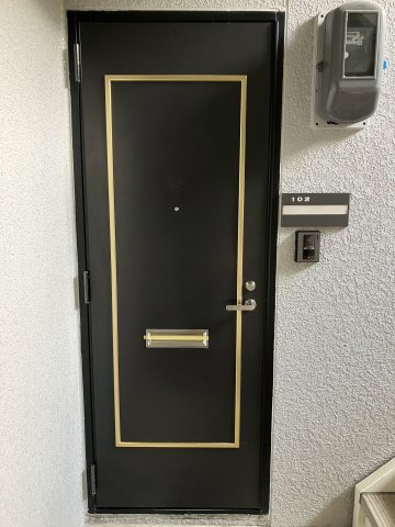 ビューティフルヒル美丘Ｃの玄関|玄関ドア