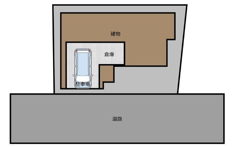 箕面市牧落５丁目　中古戸建の区画図