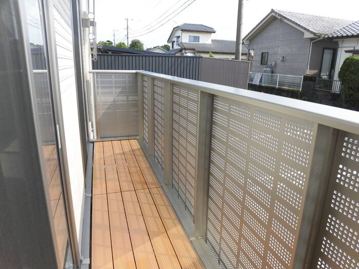 アールエム吉尾 B棟|B101 ベランダ