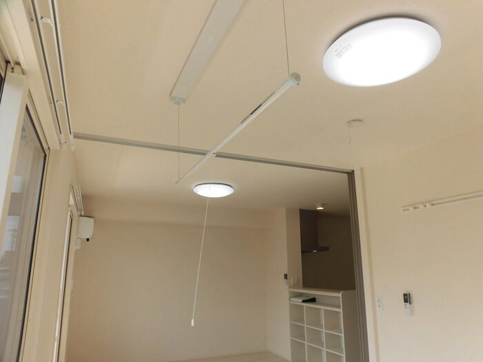 アールエム吉尾 B棟|B101 室内物干し