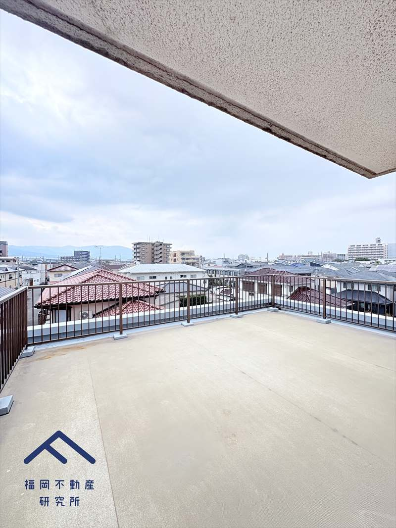 ロマネスク井尻第6のバルコニー