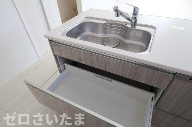 《仲介手数料無料》南区大字太田窪2609-4新築一戸建てのキッチン