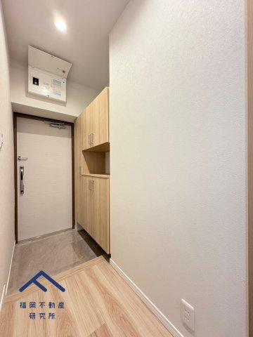 ライオンズマンション平尾台３号棟の玄関