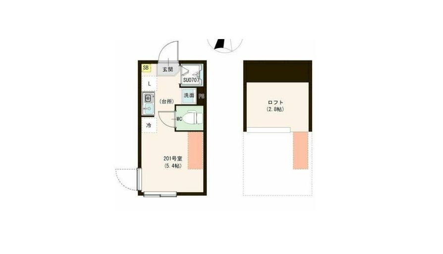 カーサ　エスト　小岩の間取り