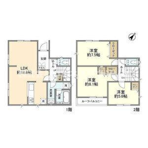 Ｋｏｌｅｔ野田親野井～コレットノダオヤノイ～の間取り