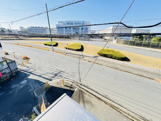 松戸市栗山新築戸建（栗山Ⅳ）の展望|バルコニーより道路側眺望