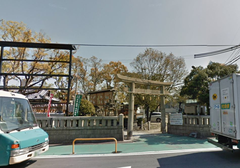 泉大津市若宮町のハイツの周辺