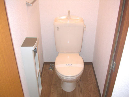 泉大津市若宮町のハイツのトイレ|落ち着いたトイレです