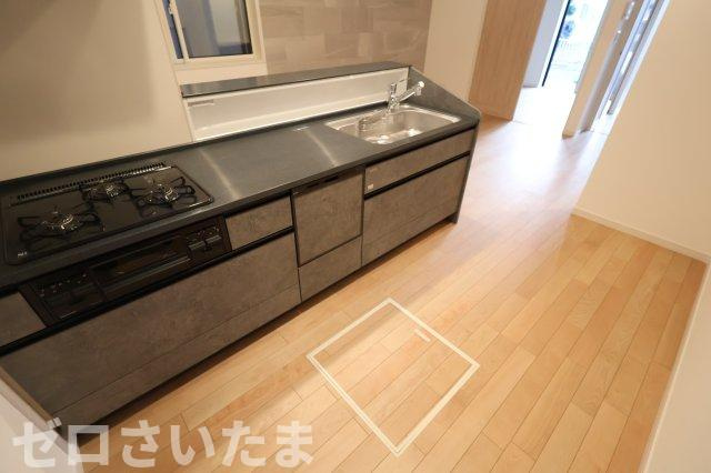 《仲介手数料無料》浦和区大東２丁目23-5新築一戸建てグランパティオのキッチン