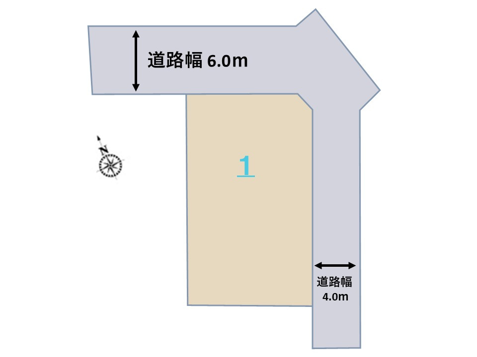 【深谷市岡里　区画図】