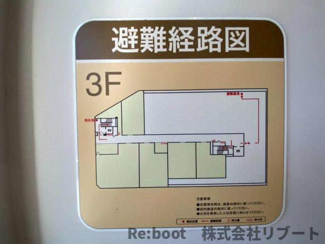 クリニックモール常盤平の区画図